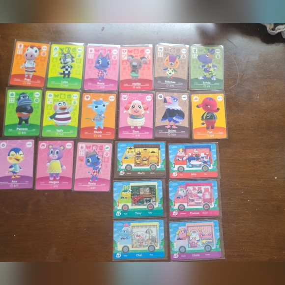 Nintendo Animal Crossing Amiibo Cards Set - Picture 4 of 7